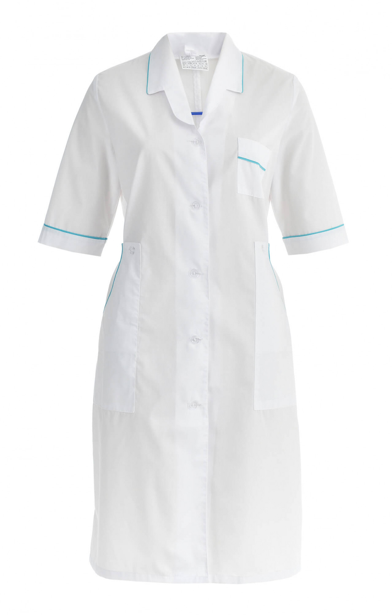 63612 Халат "Оксана"  Медицинская одежда  размер 46/158-164 Спецодежда 