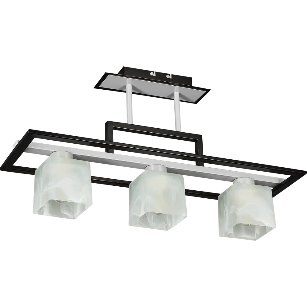 Люстра потолочная Техно КС30093/3C, 3 лампы, 9 м², цвет чёрный КЛЮЧНИК STLM-2135053 - Вид №2