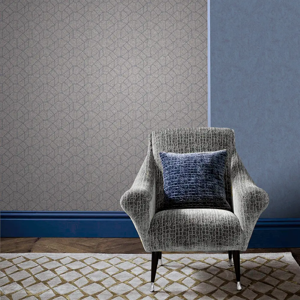 Обои флизелиновые Erismann Carat серые 1.06 м 12039-30 Santreyd STLM-2017536 - Вид №3