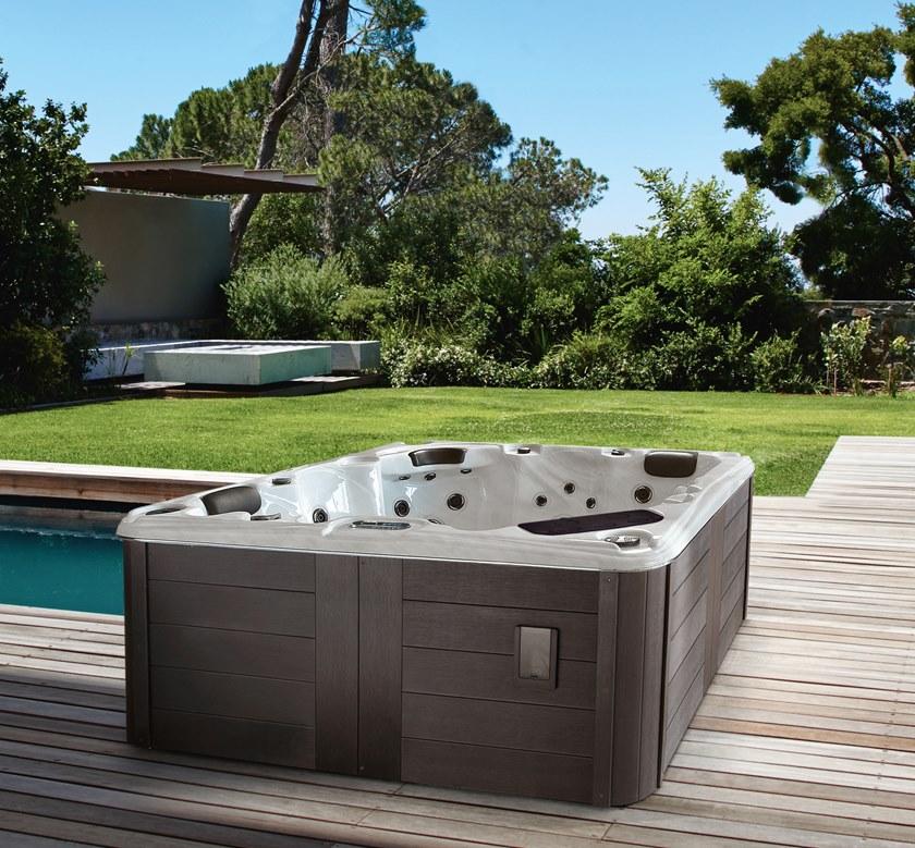 Gruppo Treesse Квадратный наземный мини-бассейн с гидромассажем Standard spa sun-id-1437699 - Вид №2