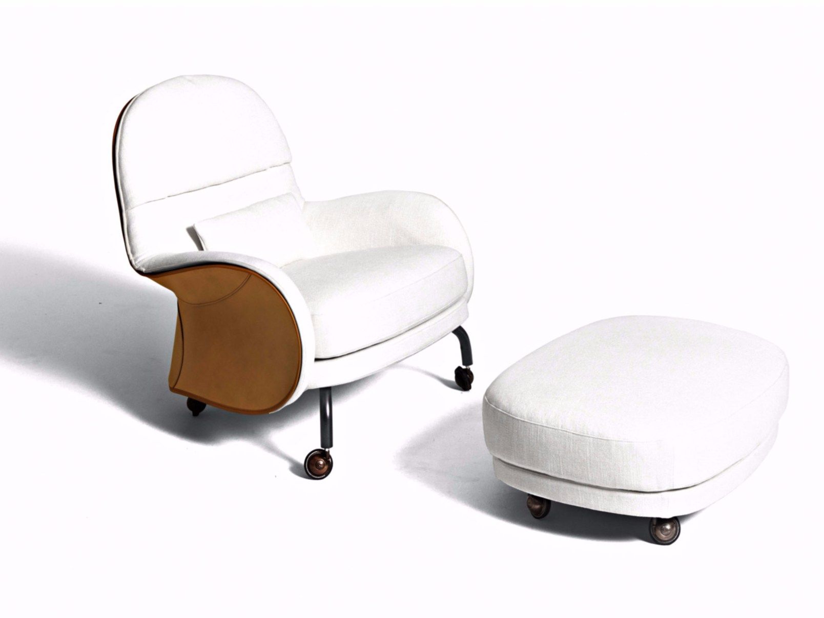 Кожаное кресло с колесами DE PADOVA Луизиана ARCH-00129623 - Вид №1