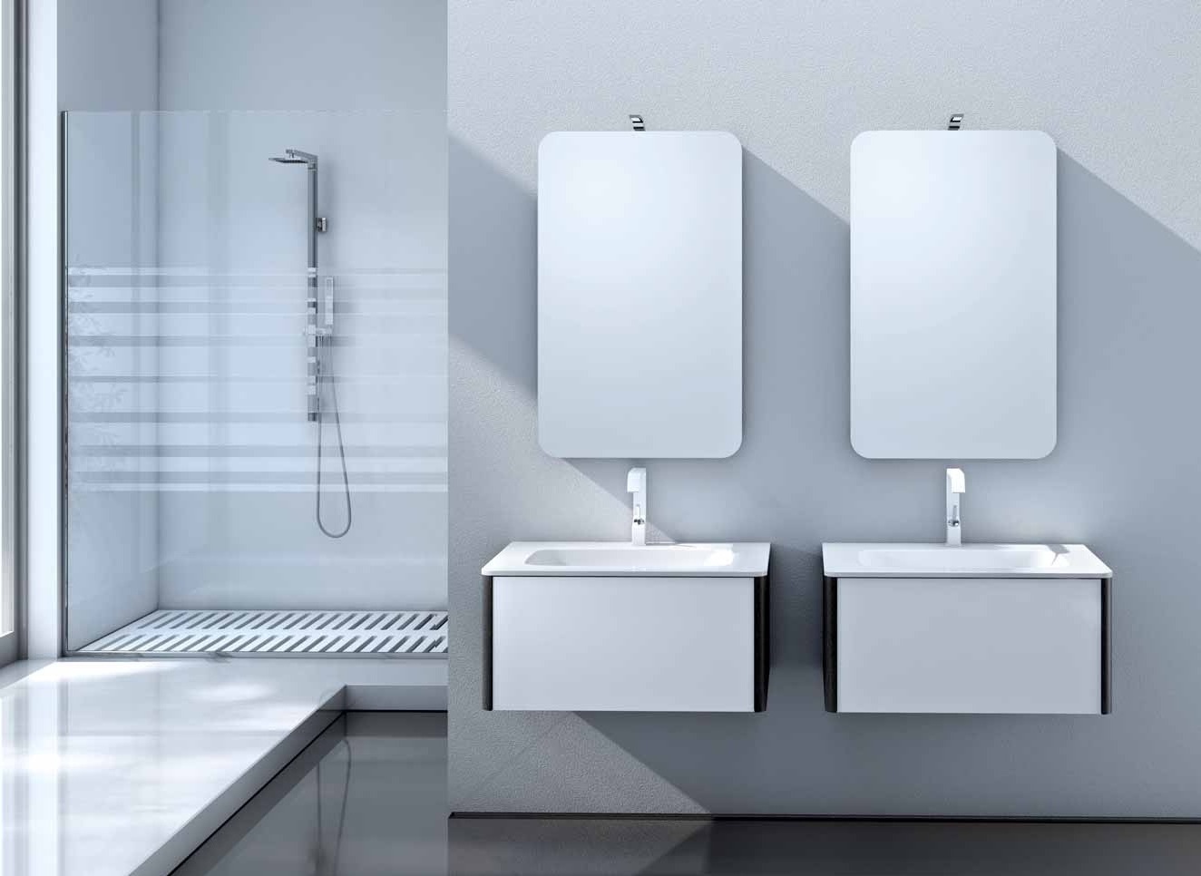 DRESS D-01 Комплект мебели L76, отделка шпон Wenge Grigio, Bianco lucido Mastella 38110 - Вид №3