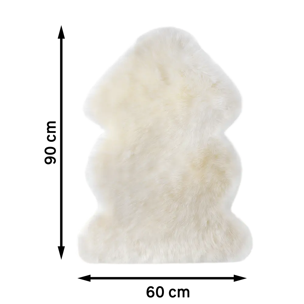 Ковер KREAFORTA Meribel 60x90 см акрил цвет белый STLM-2095521 - Вид №1