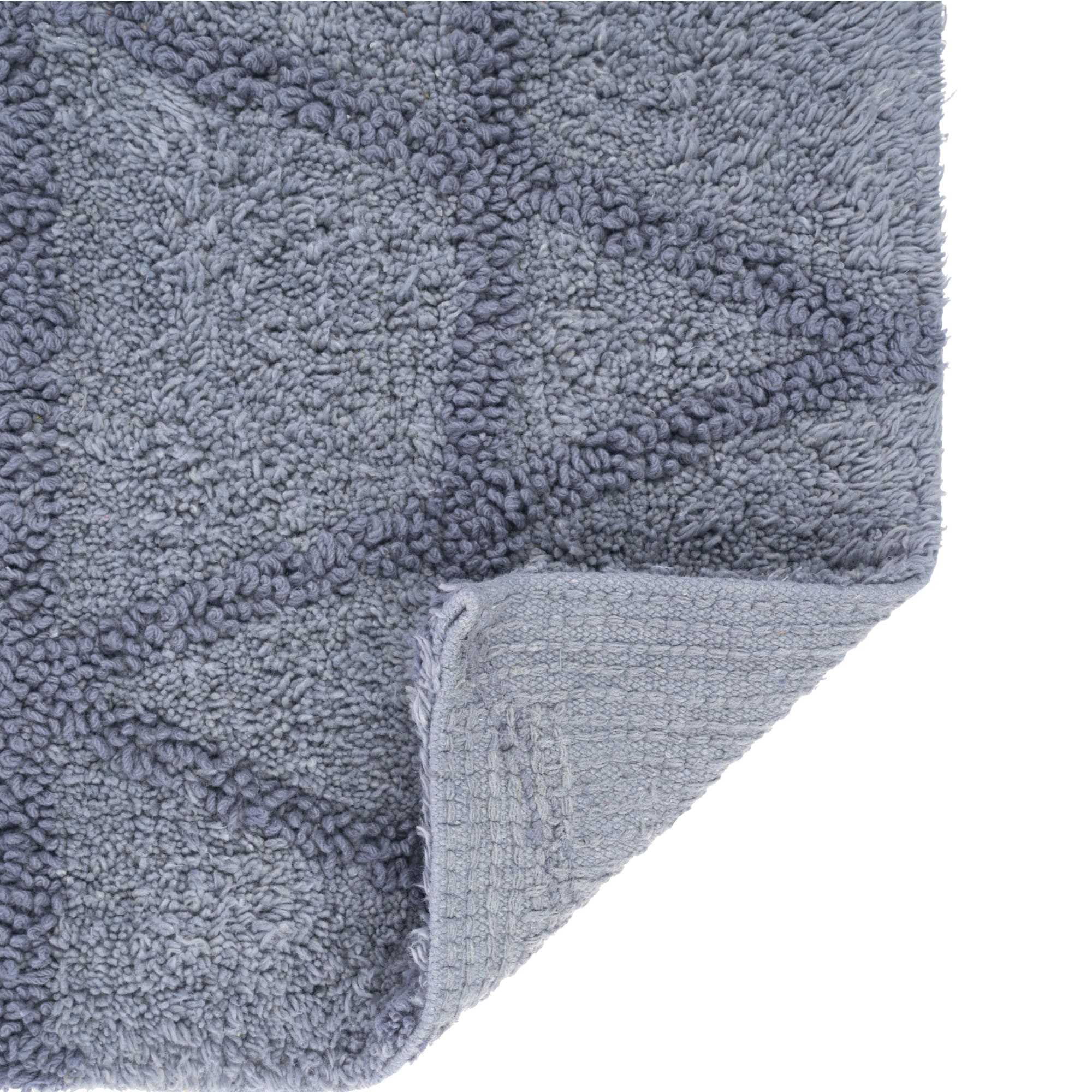 85200344 Коврик для туалета Loft 45х45 см хлопок цвет серый нет Santreyd  - Вид №1