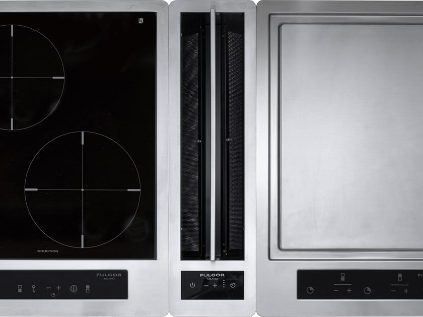 Профессиональный вытяжной шкаф из нержавеющей стали с сенсорным управлением класса A+ Fulgor Milano Combiset ARCH-00112261