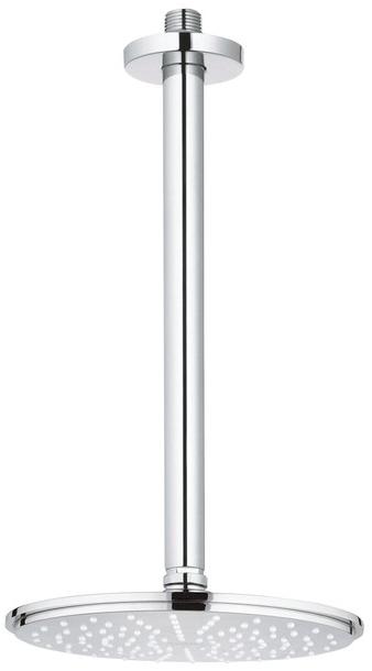 Верхний душ GROHE Rainshower Cosmopolitan Metal, 1 режим, диаметр 210 мм, с ограничением расхода воды, хром (2836800E) - Вид №1