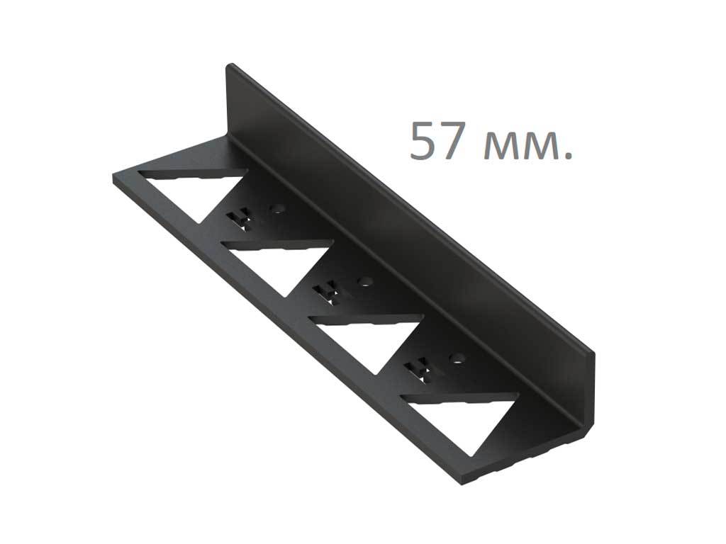 Пластиковый бордюр 57 мм, длина 3 м ГеоПластБорд GPBST-41