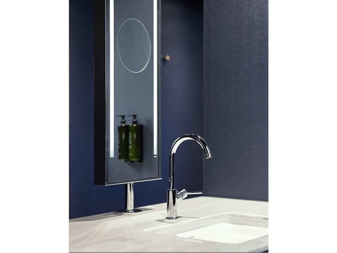 Прямоугольное вращающееся зеркало с рамкой Spekkio Turnable LED ARCH-00082293