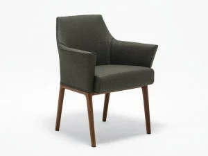 Giorgetti Кресло из ткани с подлокотниками