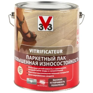Лак паркетный V33 прозрачный 5 л 10782296 STLM-2106977