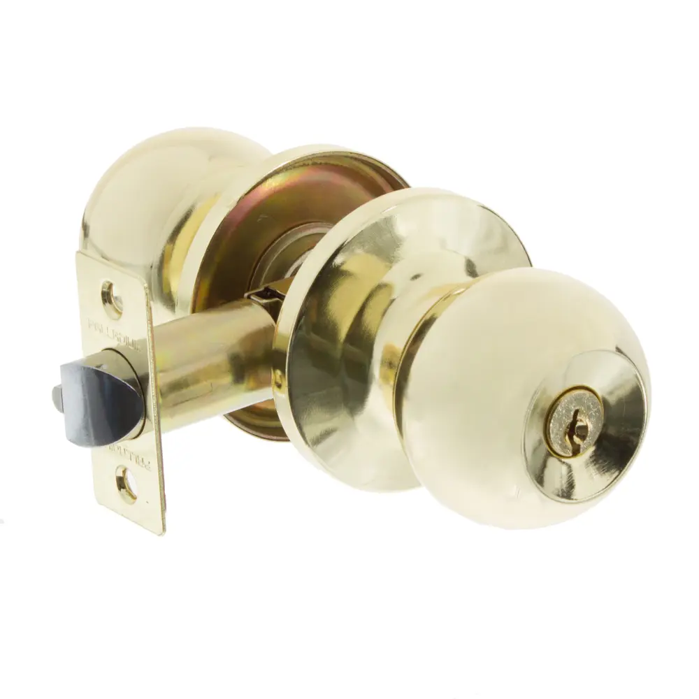 Ручка-кноб 607 PB ET GM, с ключом, цвет матовое золото PALLADIUM STLM-2192343
