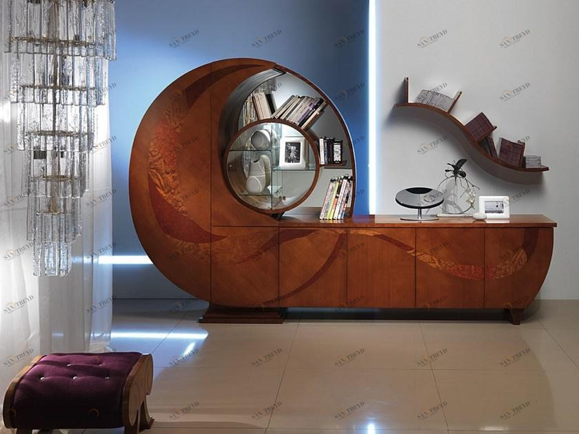 Carpanelli Книжный шкаф из вишневого дерева / буфет Chiocciola Vl18