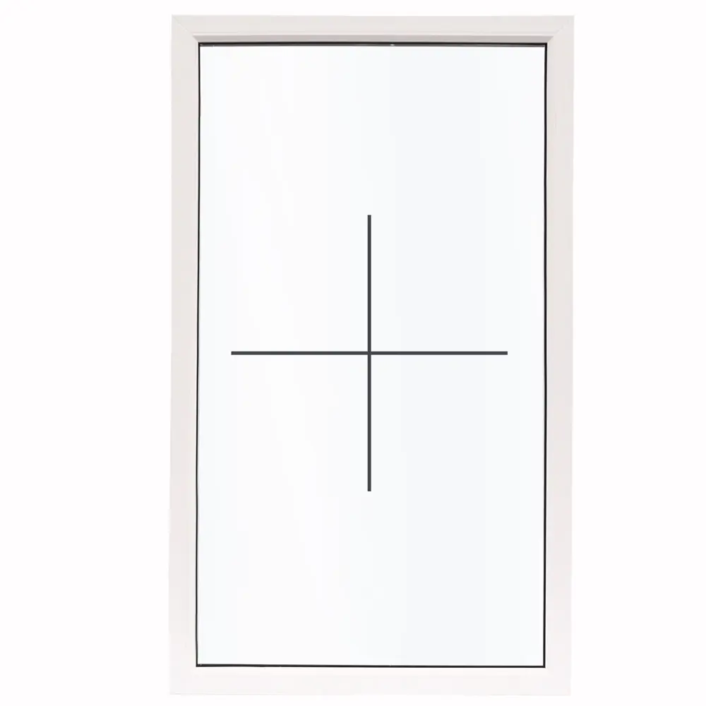 Глухое пластиковое окно Veka для технических помещений 800×1200 мм 83117300 STLM-0039105