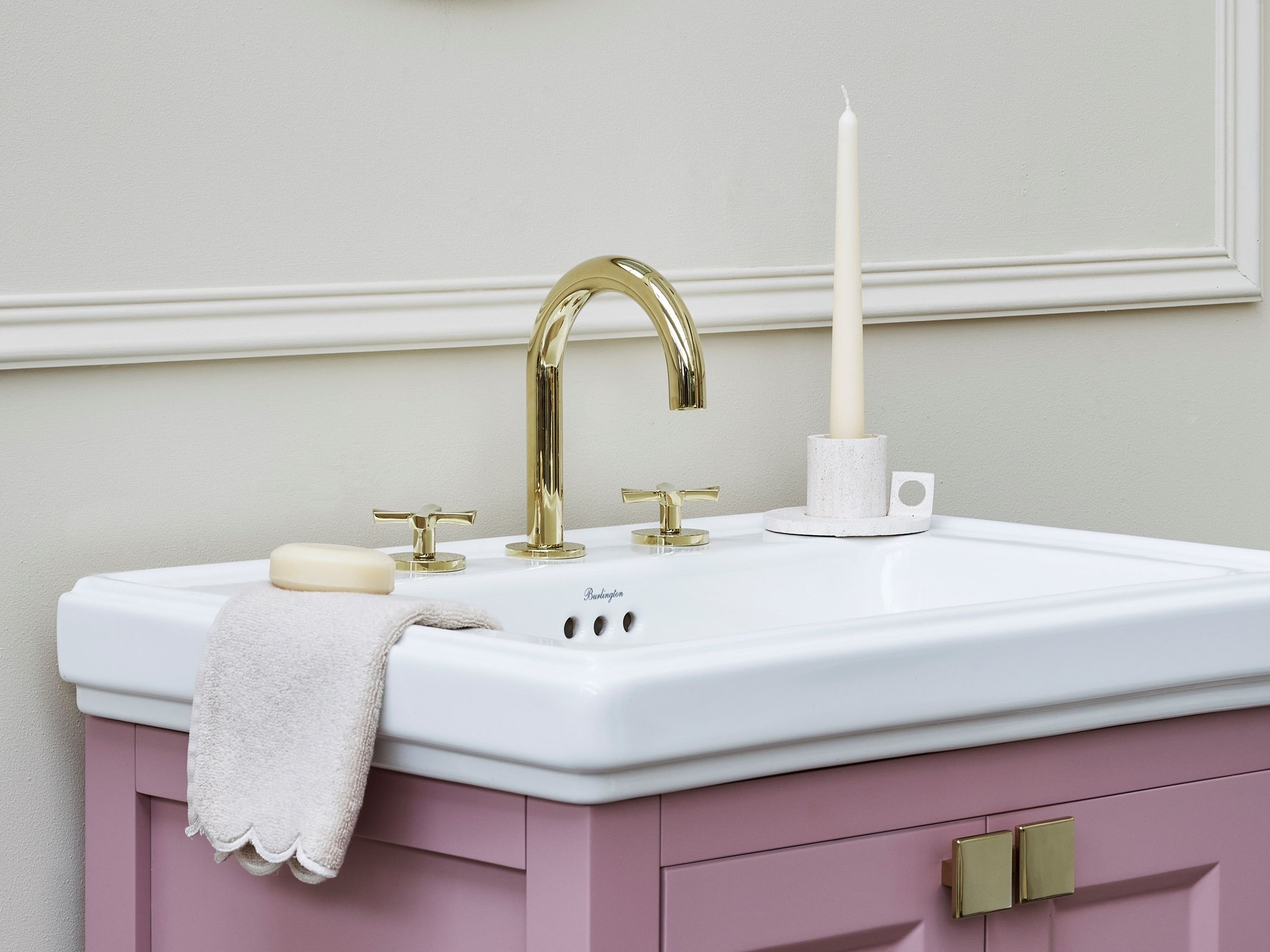 Смеситель для раковины с 3 отверстиями Burlington RIVIERA ARCH-00114408 - Вид №3