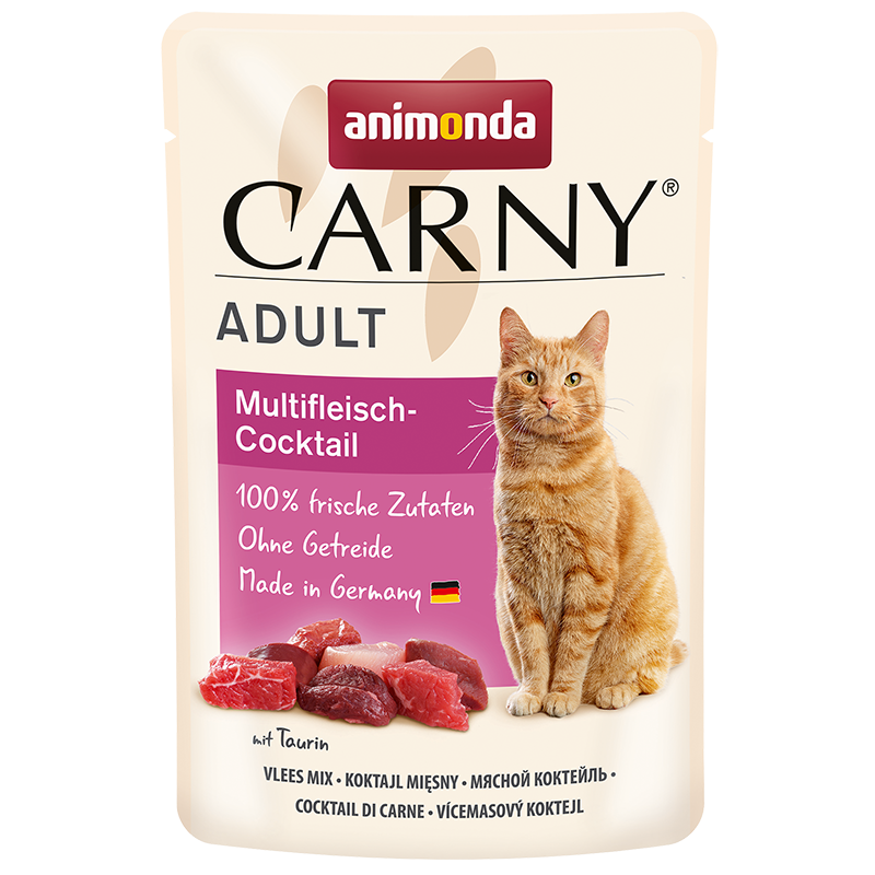 ПР0050433 Корм для кошек Carny Adult мясной коктейль пауч 85г Animonda 