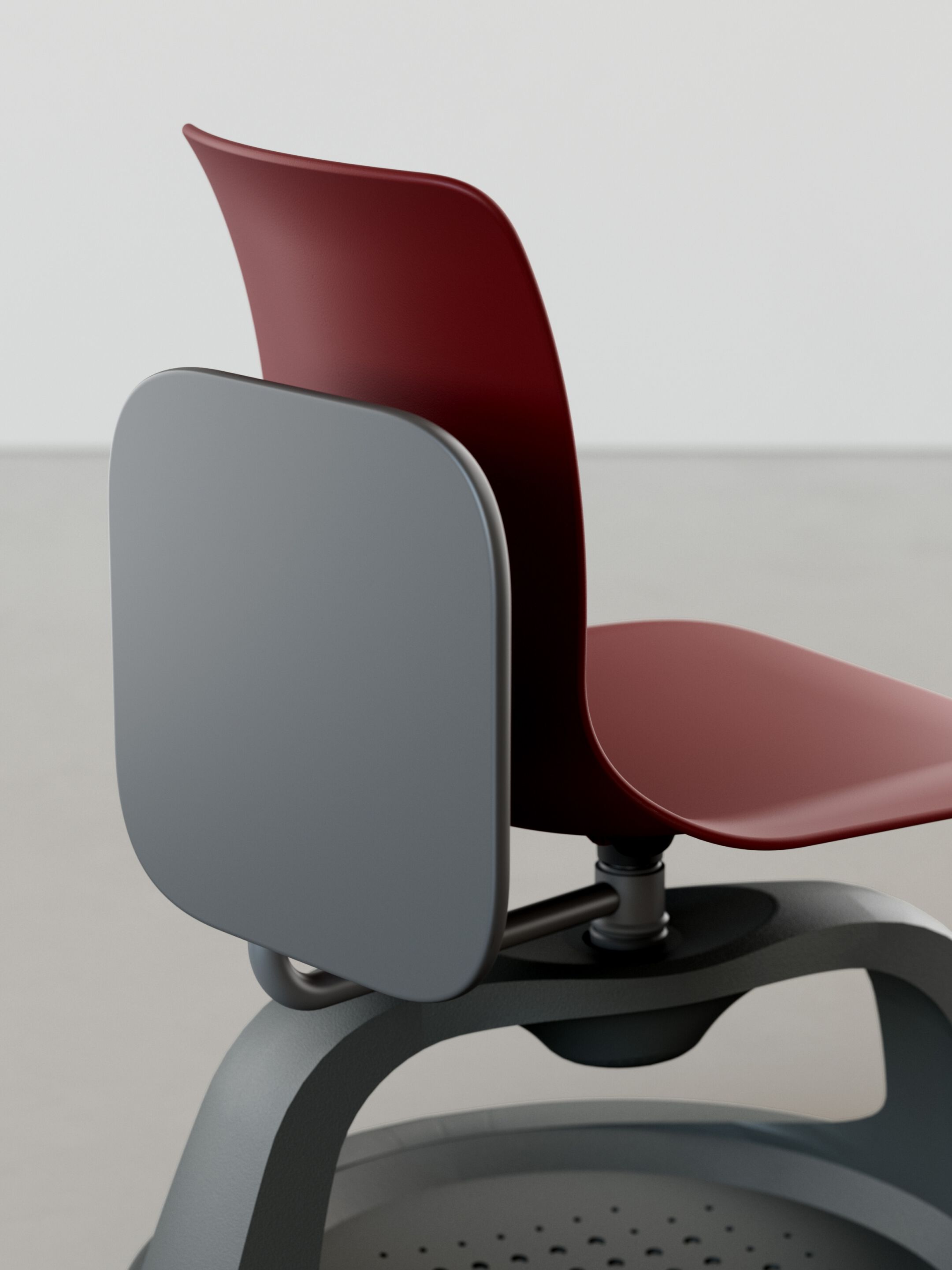 Вращающееся кресло для конференций из полипропилена с колесами IBEBI Nume ARCH-00146444 - Вид №2