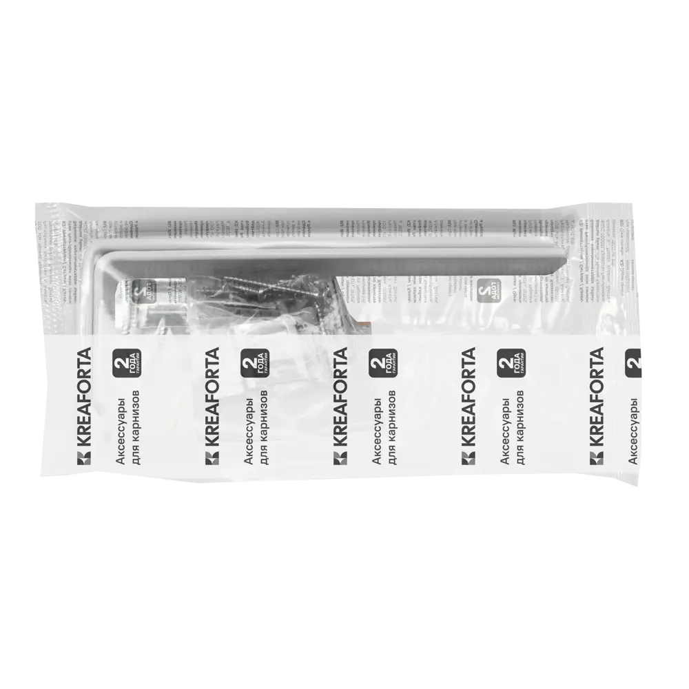 Кронштейн для шинного карниза настенный KREAFORTA 18 см металл цвет белый STLM-2018164 - Вид №2