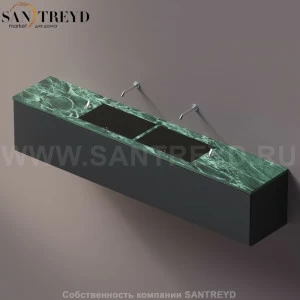 AELLM0CC22426VD Подвесная раковина настенная прямоугольная Agape Ell