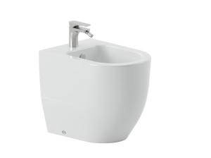 Керамическое подвесное биде с переливом