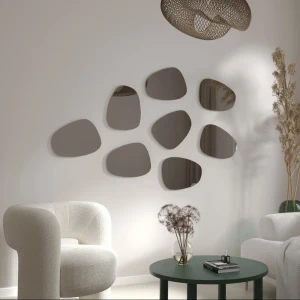 Зеркало декоративное Коста 100x150 см цвет серебристый 8 шт 89367604 STLM-2188254