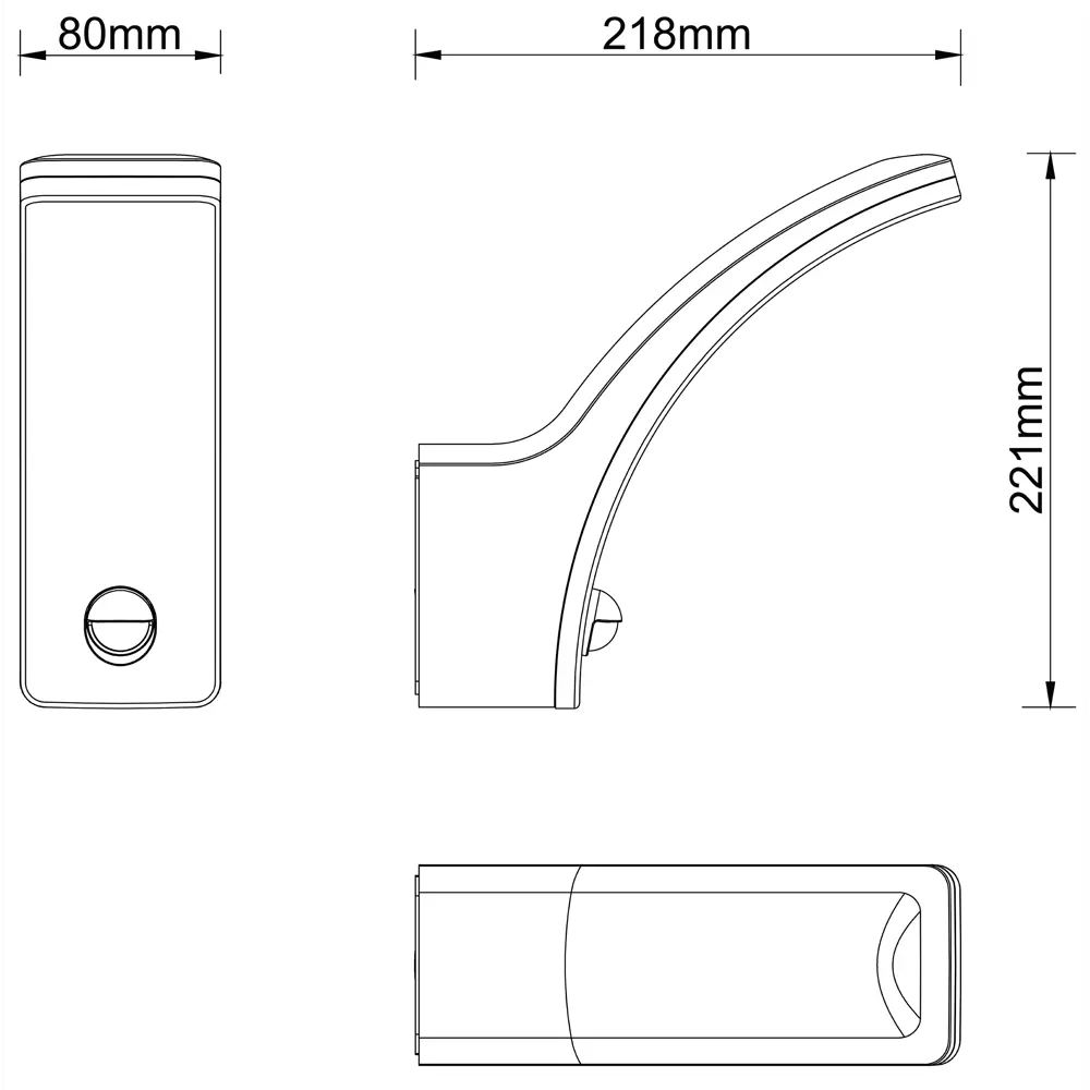 INSPIRE Lakko — настенный светильник с датчиком движения 89108015 STLM-0078510 - Вид №5