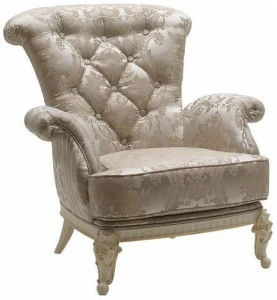 VOLPI Стеганое кресло с подлокотниками Night & day 0777