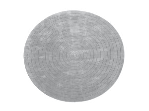 Сплошной цвет круглый шерстяной ковер