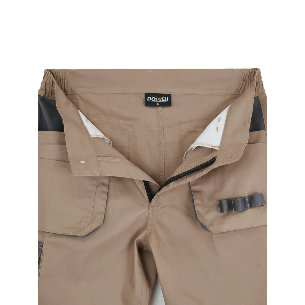 Шорты рабочие DOWELL Cotton бежевые XXL с эргономичными карманами 89430692 STLM-1572578 - Вид №8