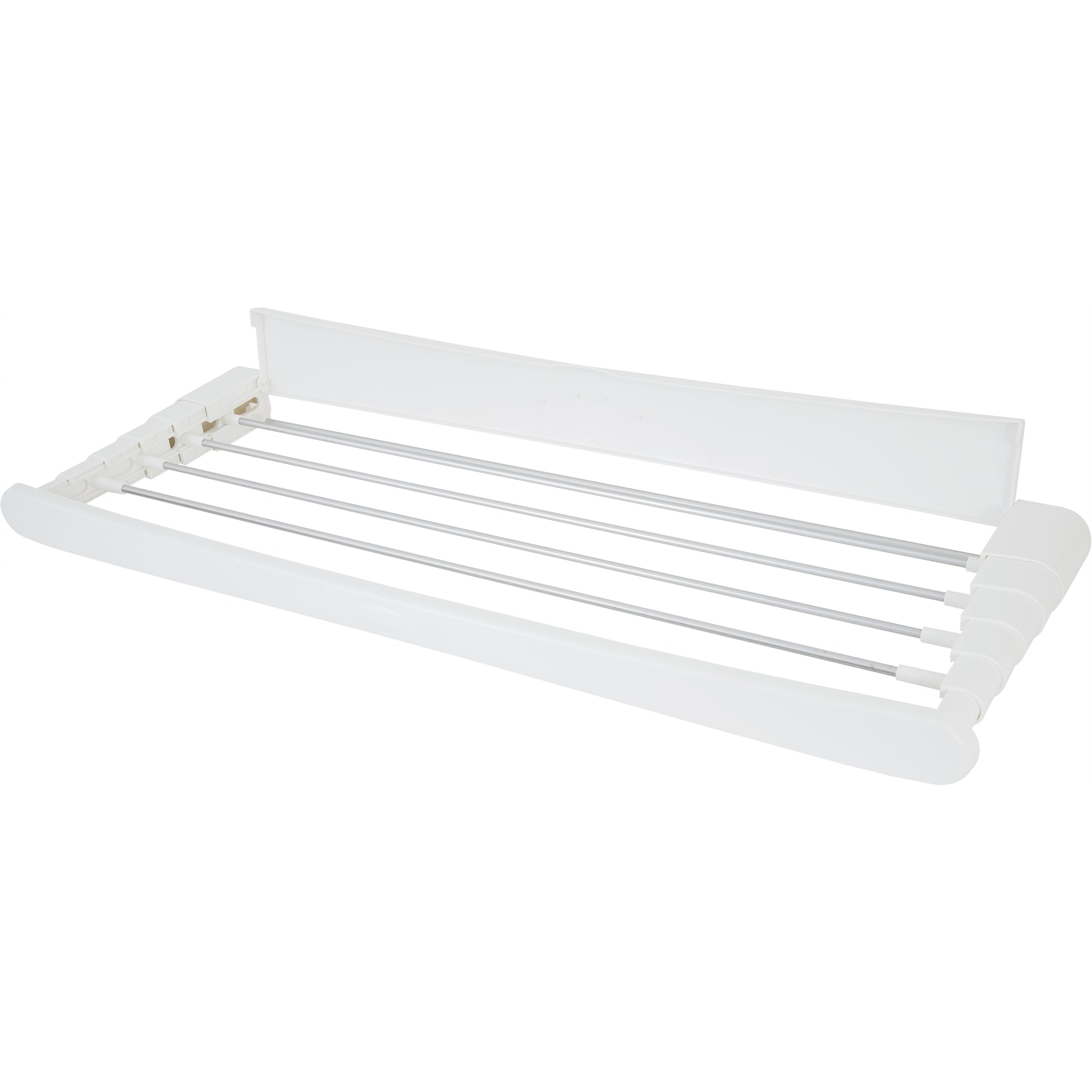 30034830 Сушилка для белья телескопическая настенная Gimi Telepack 100 см сталь цвет белый Santreyd 