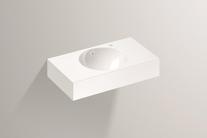 4230000000 Умывальник, wt.mc800h, белая, proshield Alape серия MC 