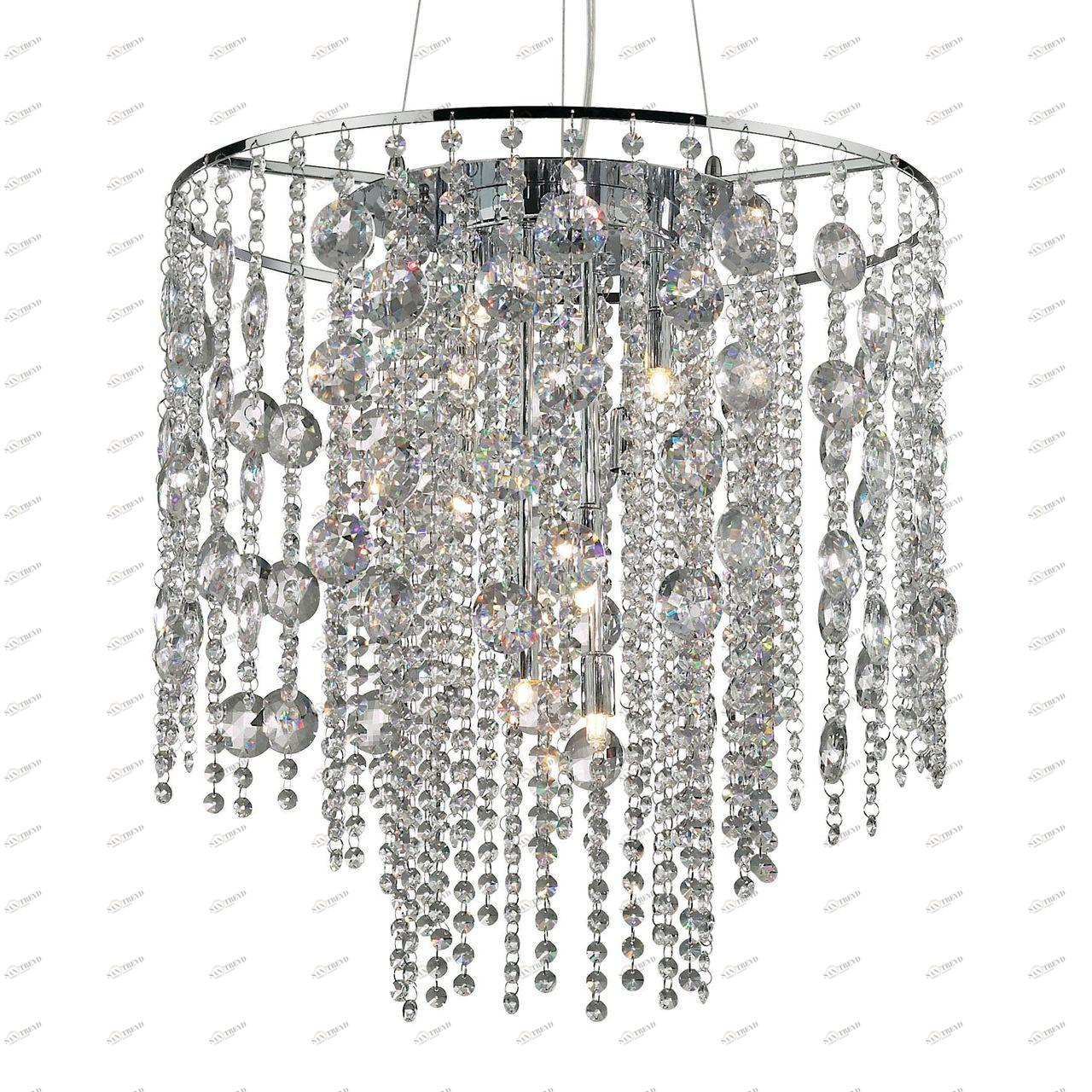 Подвесной светильник Ideal Lux Evasione SP10 IDEAL LUX ДИЗАЙНЕРСКИЕ, EVASIONE 072638 Хром 