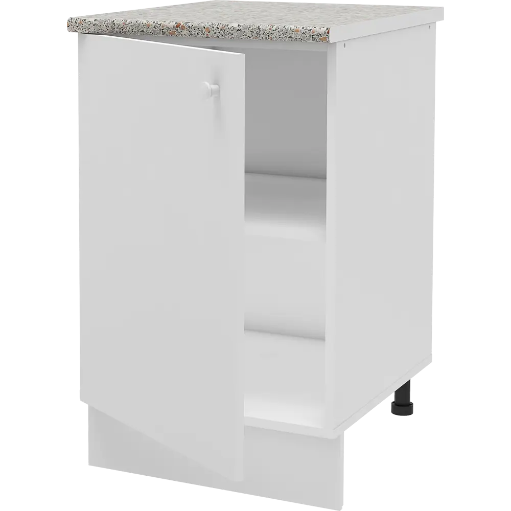 Шкаф напольный «Бэлла» 83.7x50 см, ЛДСП, цвет белый Santreyd STLM-2162329 - Вид №2