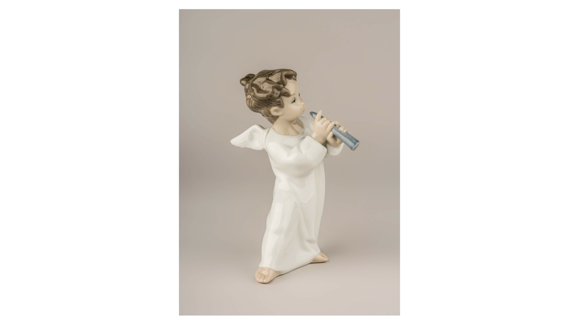 10668960 LLADRO Фигурка Lladro "Ангел с флейтой" 8x16см Фарфор Lladró  - Вид №2