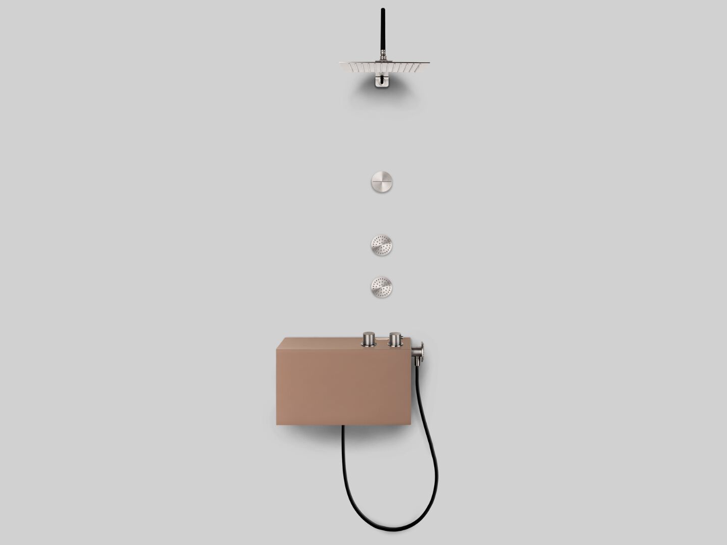 Набор для душа из нержавеющей стали с душем и ручным душем Cropelli Alyssia ARCH-00134548 - Вид №34
