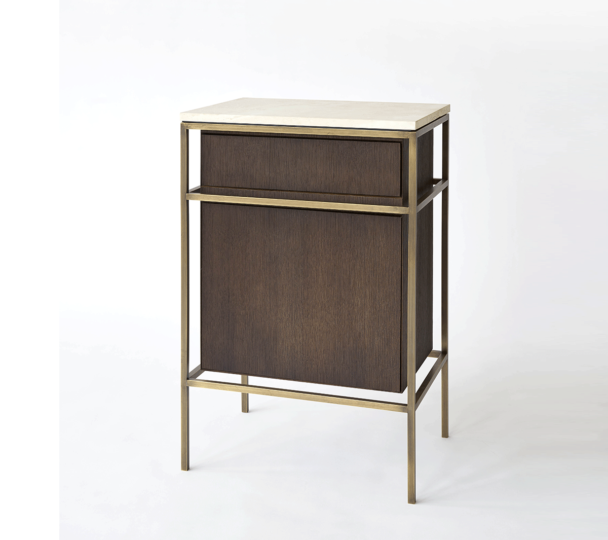 Ex.T Frame Комплект из латуни с дубовым шкафом composizione gl1bronzo 2