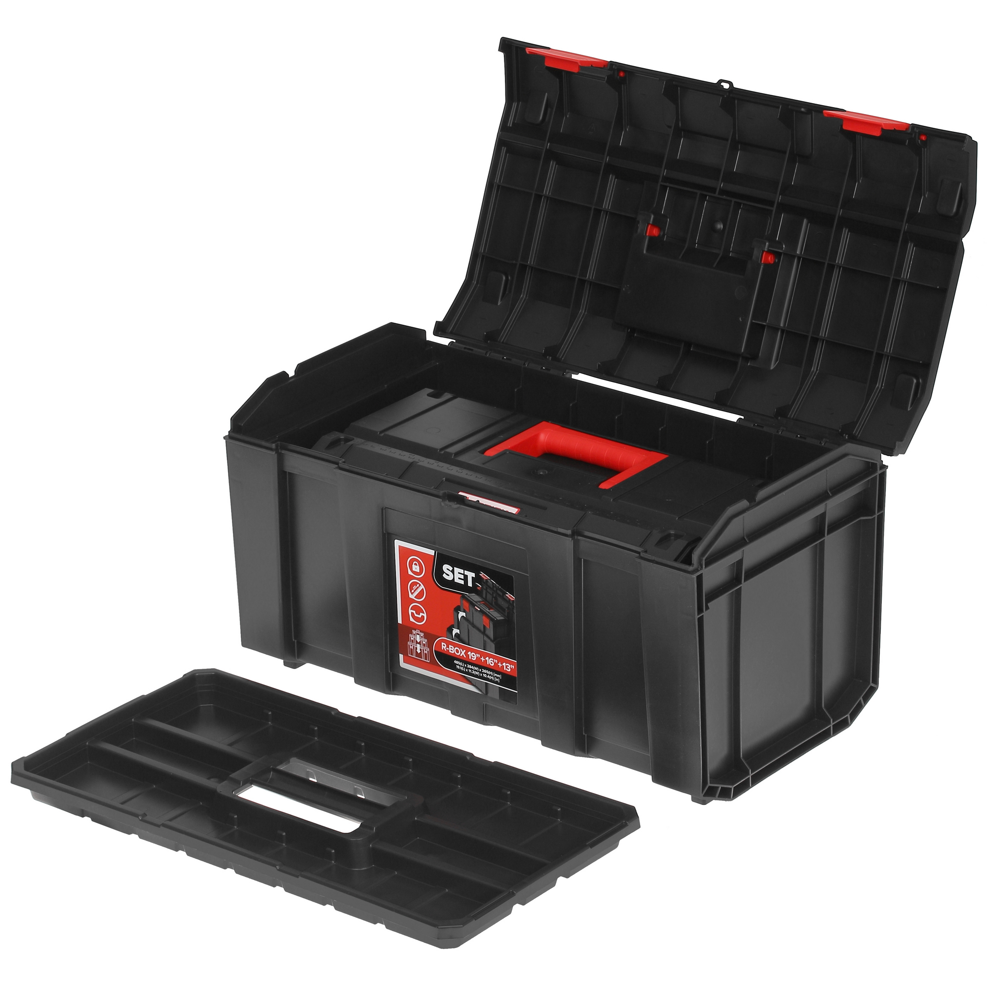 Модульная система для инструмента и принадлежностей Qbrick Regular RBOX SET 19+16+13 9010727 QBRICK SYSTEM STDN-0116788 - Вид №5