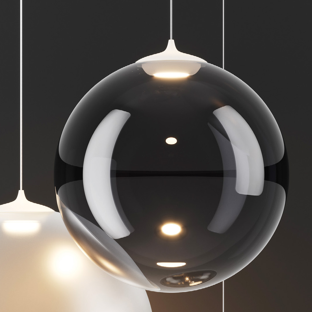 Lodes Random Solo 18 171034 Glos.Smoke светильник подвесной 121574 - Вид №2