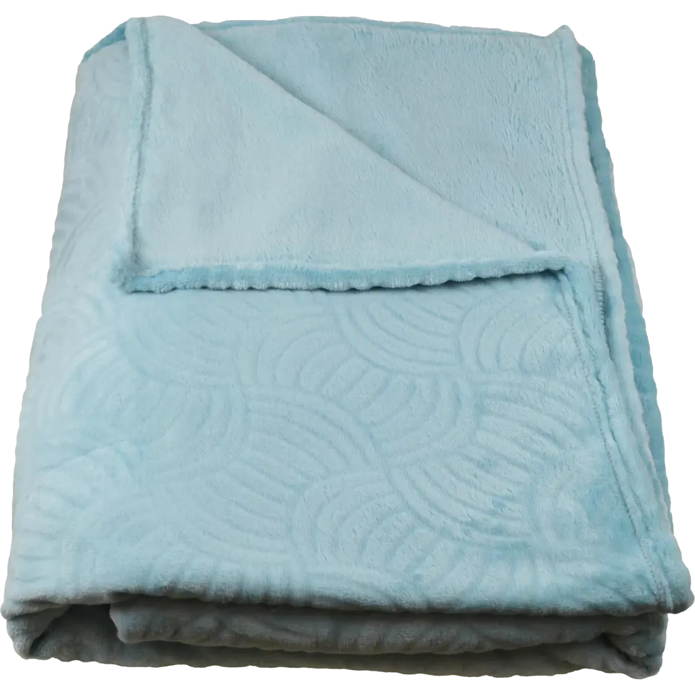 Плед "Anchela" 200x200 см фланель цвет голубой Santreyd нет STLM-2082045 - Вид №2