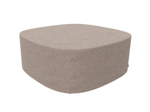 Квадратный пуф из ткани