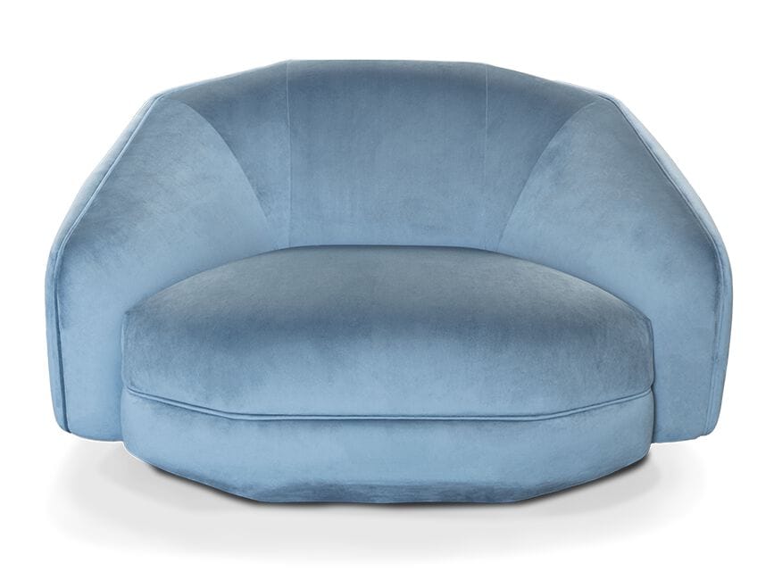 Бархатное кресло с подлокотниками Essential Home Elo ARCH-00059261 - Вид №13