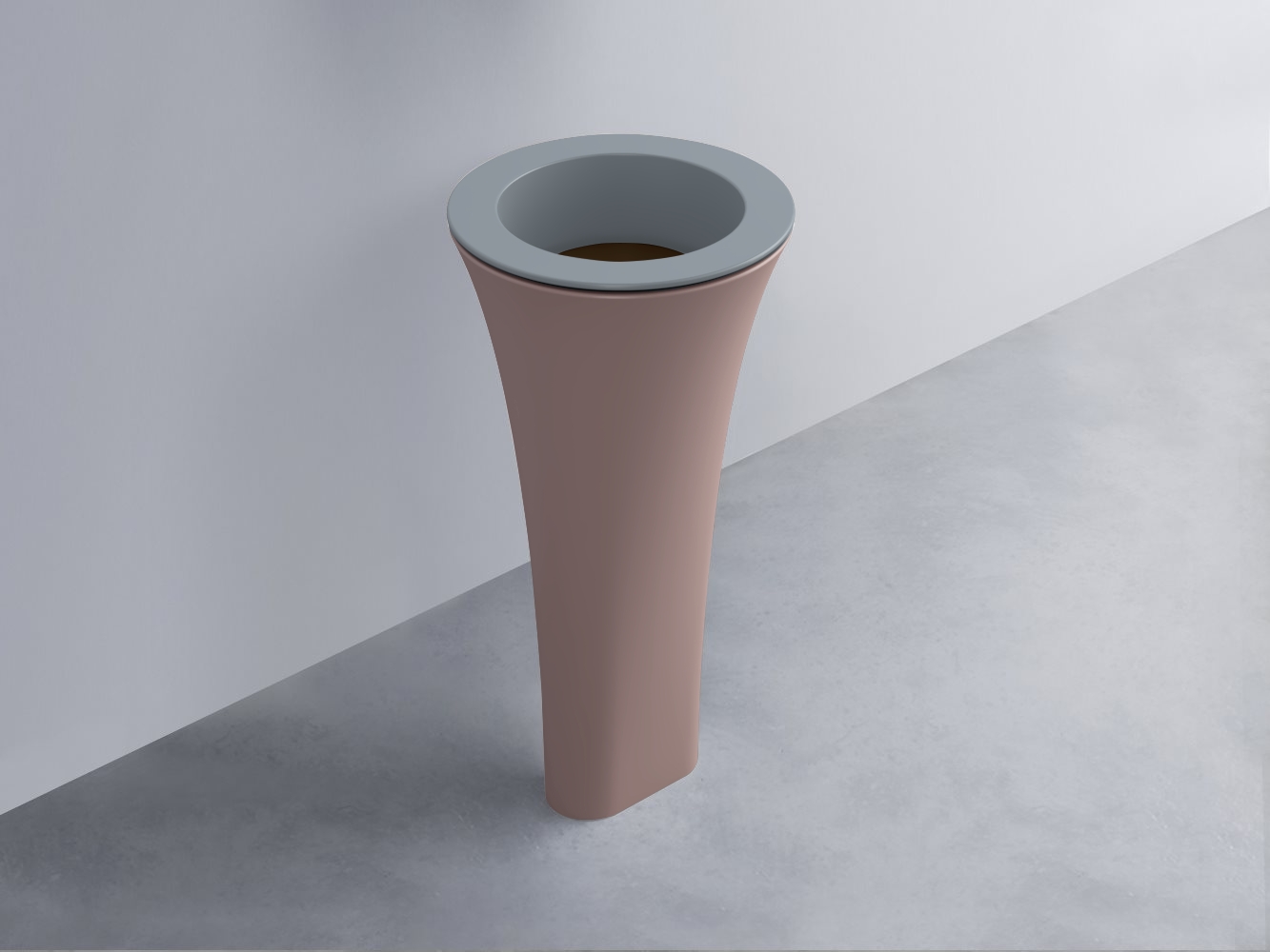 AMLA45-BR+AMPILT-CA+AMCOLT-CP Раковина Amedeo Tondo отдельностоящая cielo Enjoy + Amedeo Ceramica Cielo