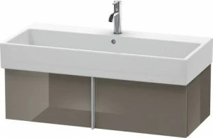 VA612808989 Тумбочка подвесная Vero Air #VA6128 984 x 431 мм Фланелево-серый глянцевый лак