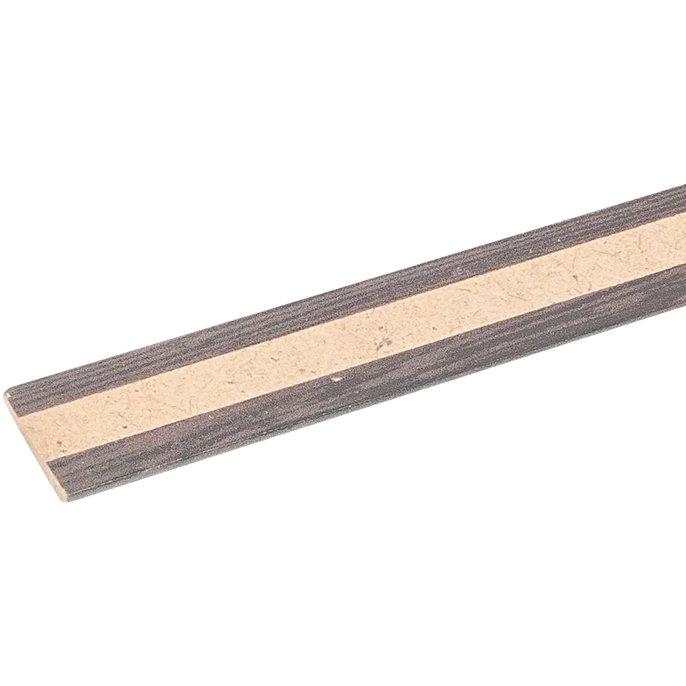 Планка завершающая 3x26x2600 мм МДФ цвет венге 82403680 STLM-2062045 Santreyd  - Вид №1
