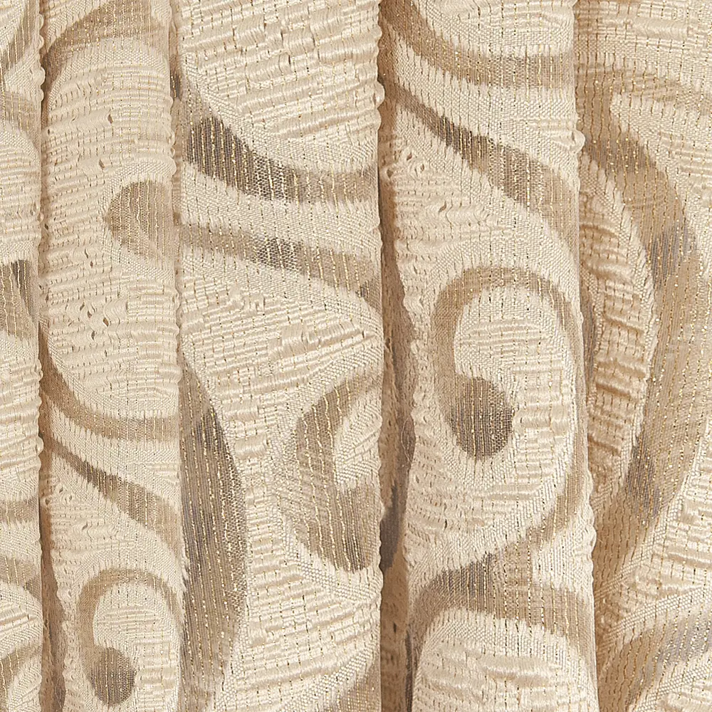 Тюль на ленте «Восток» 250x260 см вензель цвет экрю ТОРГОВЫЙ ДОМ ТЕКСТИЛЬ STLM-2108448 - Вид №2