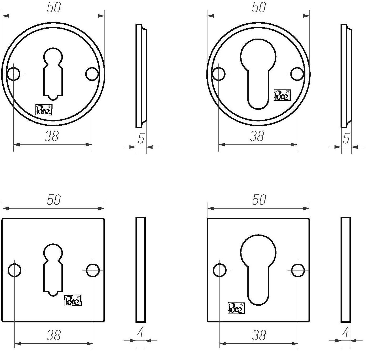 Dauby Квадратная насадка Pure® 7683 - Вид №2