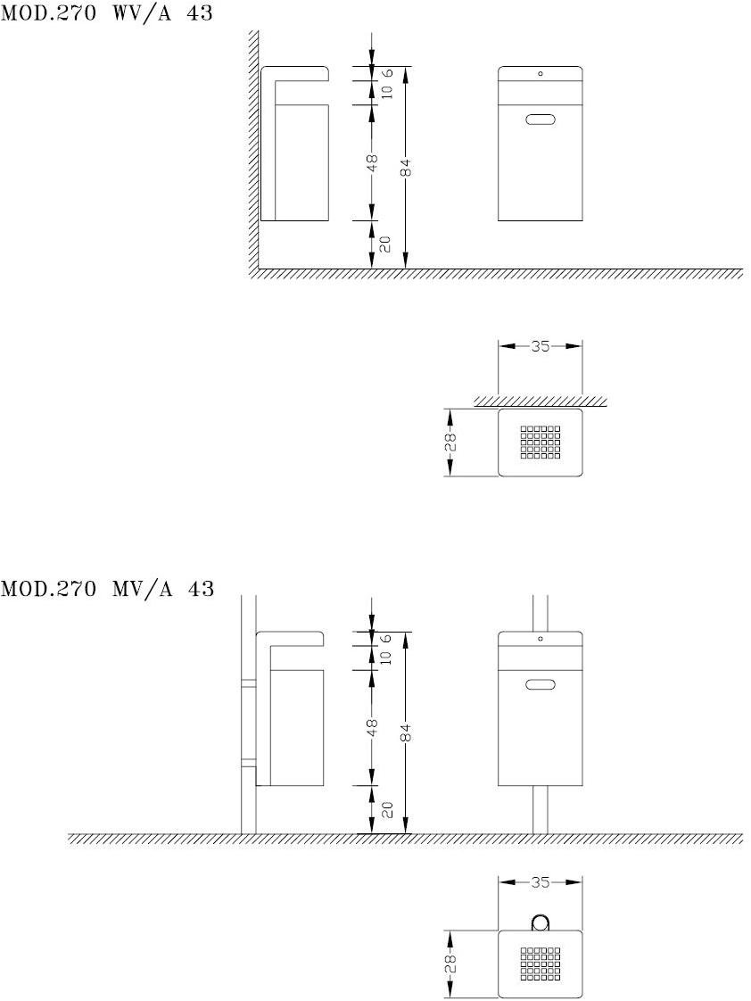 Euroform W Урна металлическая с крышкой и пепельницей  270  - Вид №4
