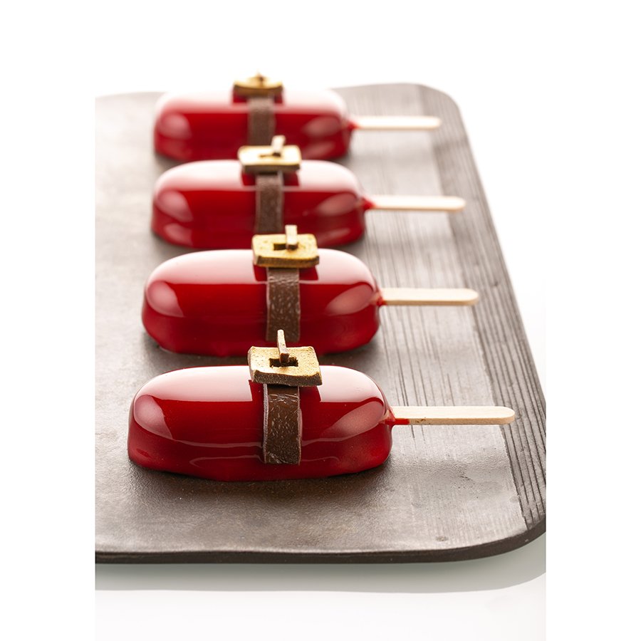 Набор из 100 маленьких палочек для мороженого коричневые 7,2х0,8 см SILIKOMART ДИЗАЙНЕРСКИЕ 00-3954029 Коричневый  - Вид №1