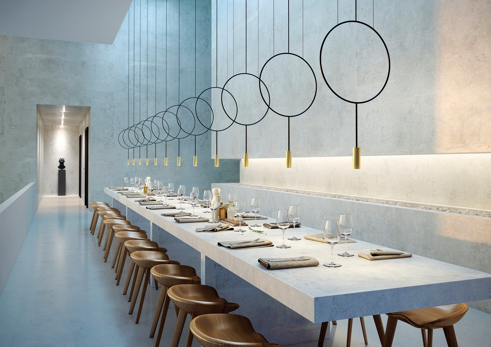 Регулируемый светодиодный подвесной светильник Estiluz Revolta ARCH-00041673 - Вид №1