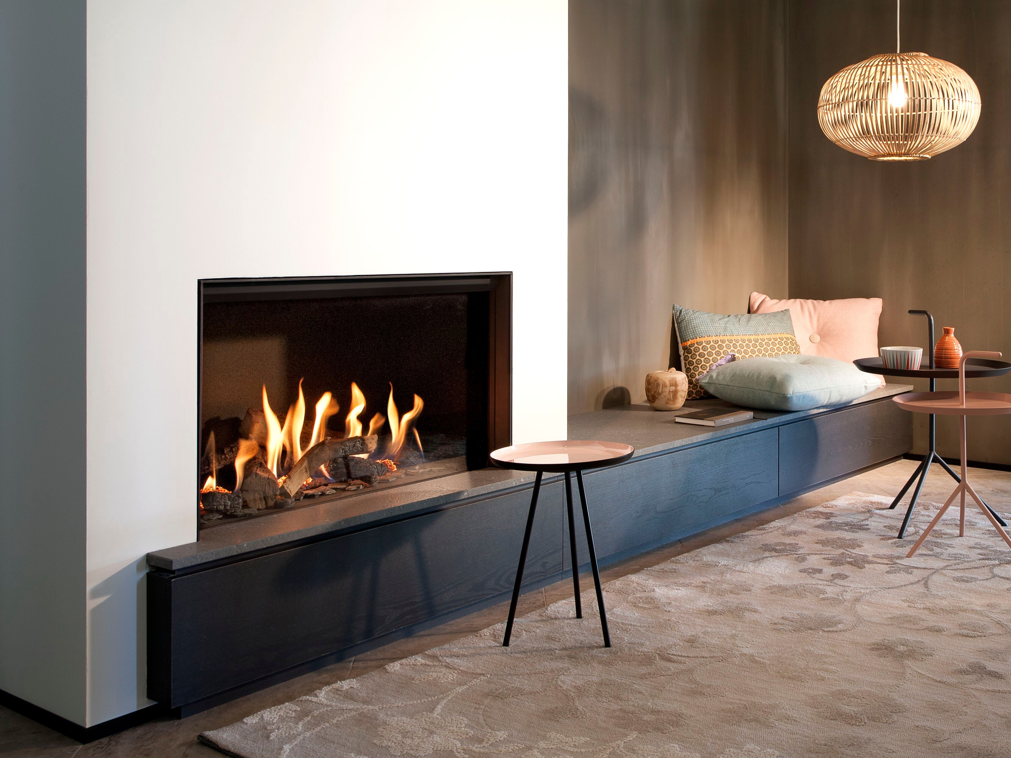 Настенный газовый камин KALFIRE G80/48F ARCH-00140580