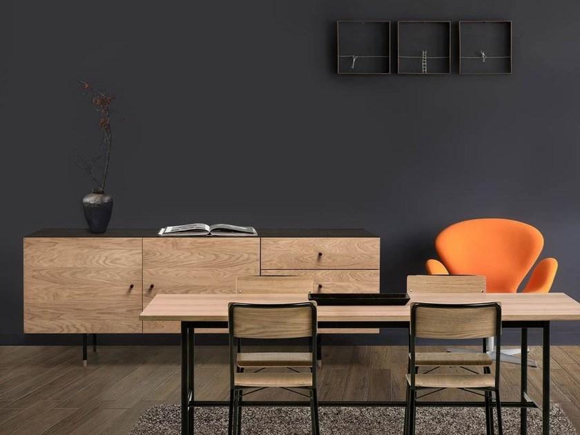 Woodman Комод из фанерованной древесины с распашными дверцами с ящиками Jugend sun-id-1422870 - Вид №8